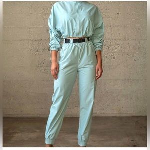 NWT JLuxLabel Sage Zuri Cargo Joggers and Jacket Set